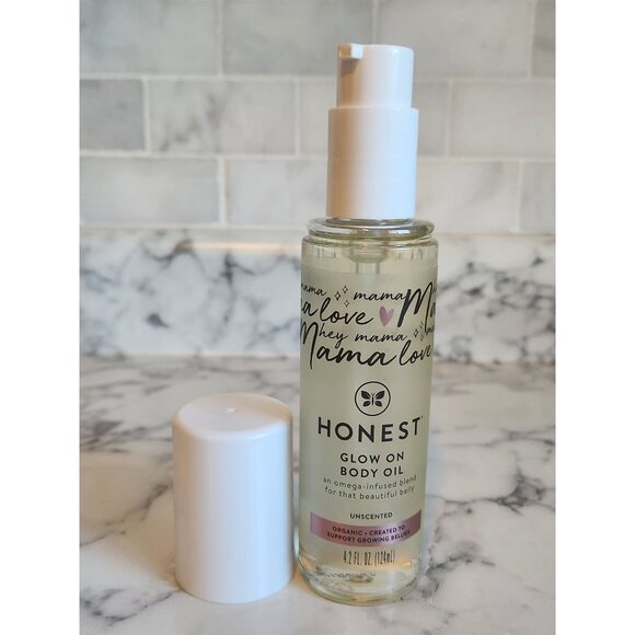 Honest Glow On Body Oil 4.2 Fl Oz Unscented - Picture 3 of 3